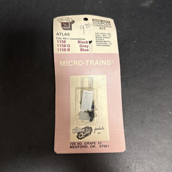 Micro-Trains Magne-matic Atlas RS-1 Diesel Coupler Conversion Kit N Scale 1158 - Picture 1 of 2